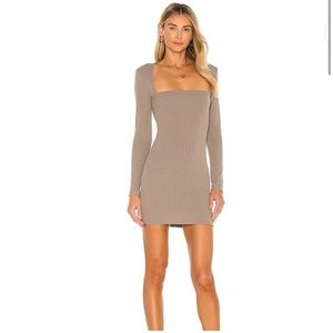 ♥️ Saddie Mini Dress in Taupe | Size S